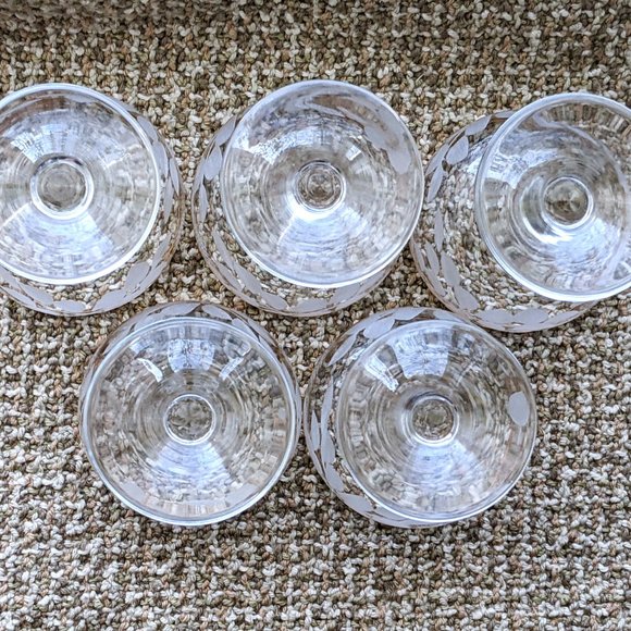 5 Russian Gus Khrustalny Liquor Vodka Crystal Glasses Gold Trim Set Of Five 5 - Picture 5 of 6